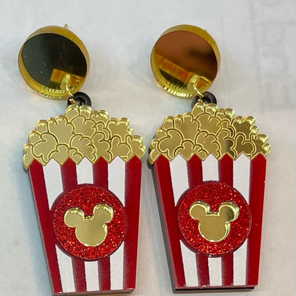 Mickey popcorn earrings
